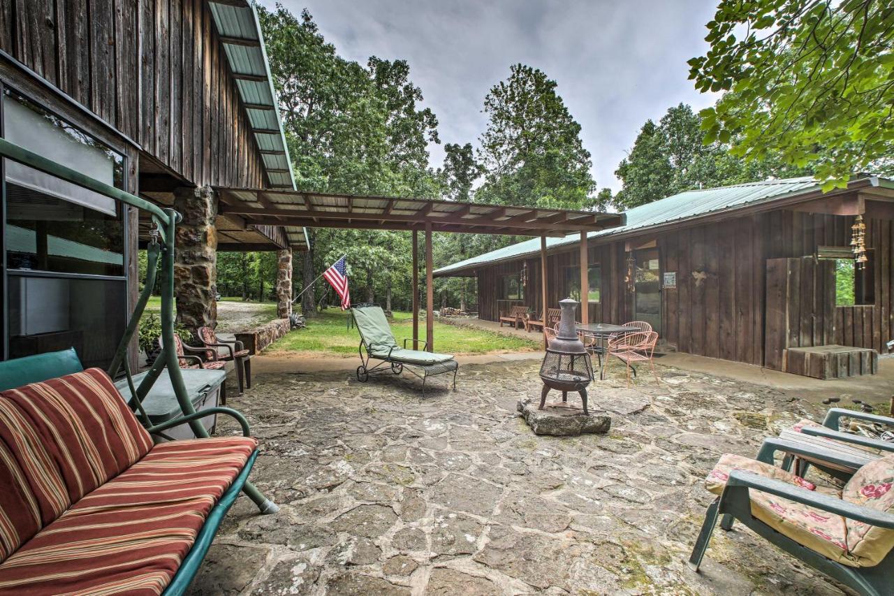 Pine Lodge Cabin On 450 Acres In Ozark Mountains Ponca Dış mekan fotoğraf